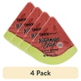 thumbnail image 1 of (4 pack) Onyx Bathhouse Watermelon Splash 4 oz Shaped Bath Bomb, Red, Green, 1 of 13