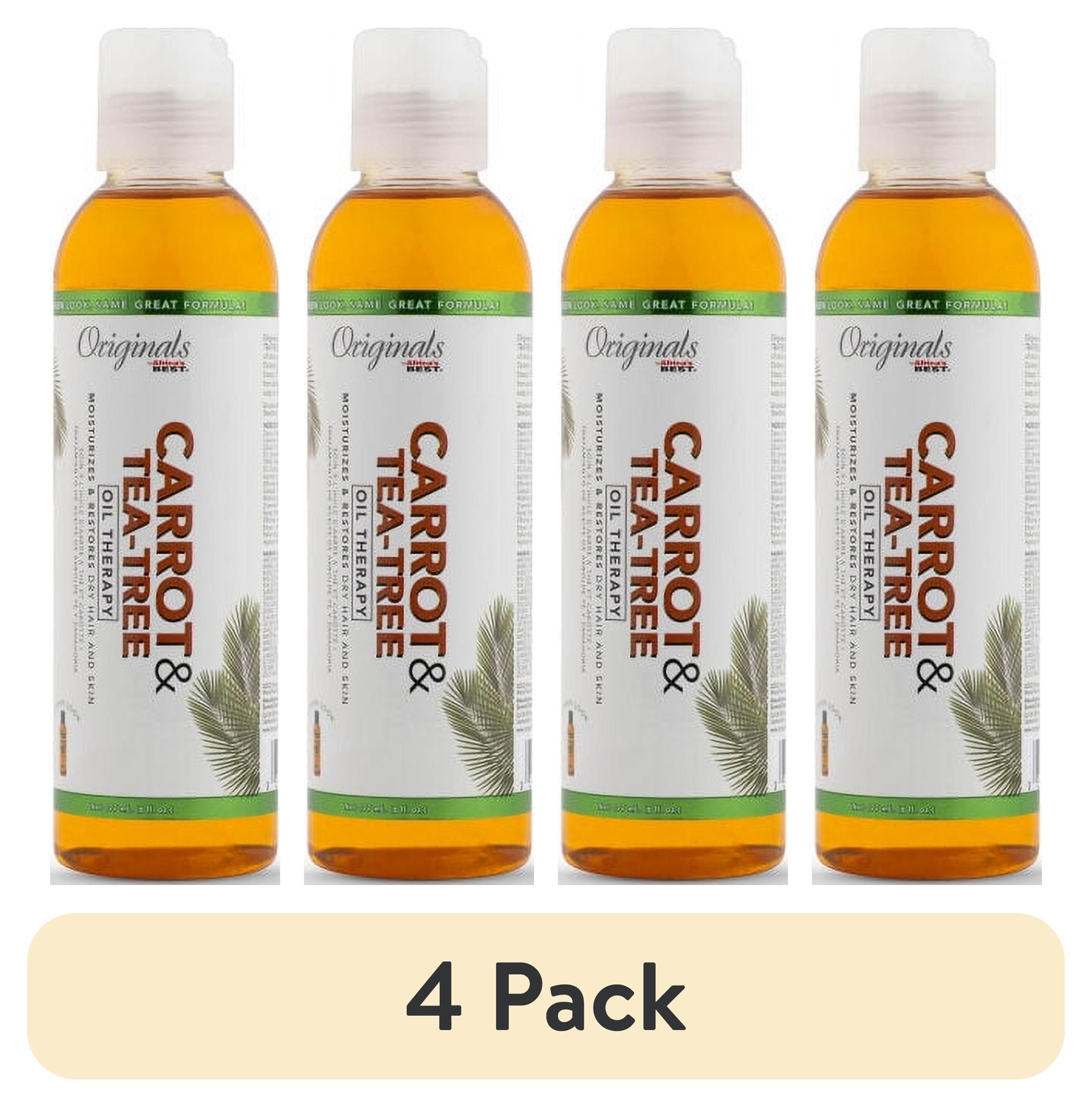 Africa's Best Carrot Tea Tree Oil – 177 Ml, Haarpflege Für Geschädigtes Haar & Kopfhaut