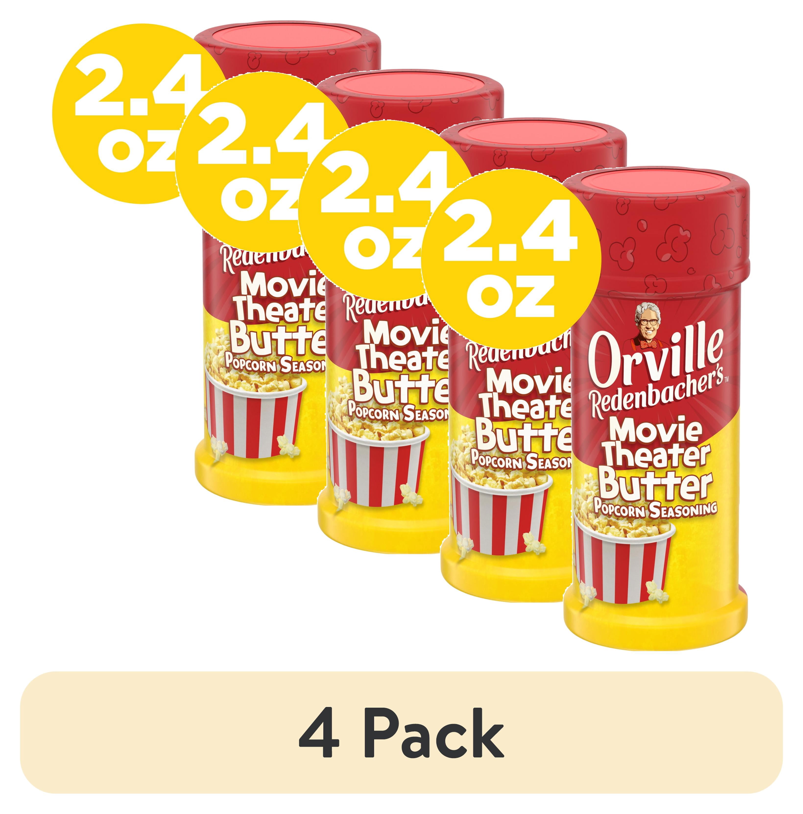 (4 pack) Orville Redenbacher's Movie Theater Butter Popcorn Seasoning, 2.4 oz