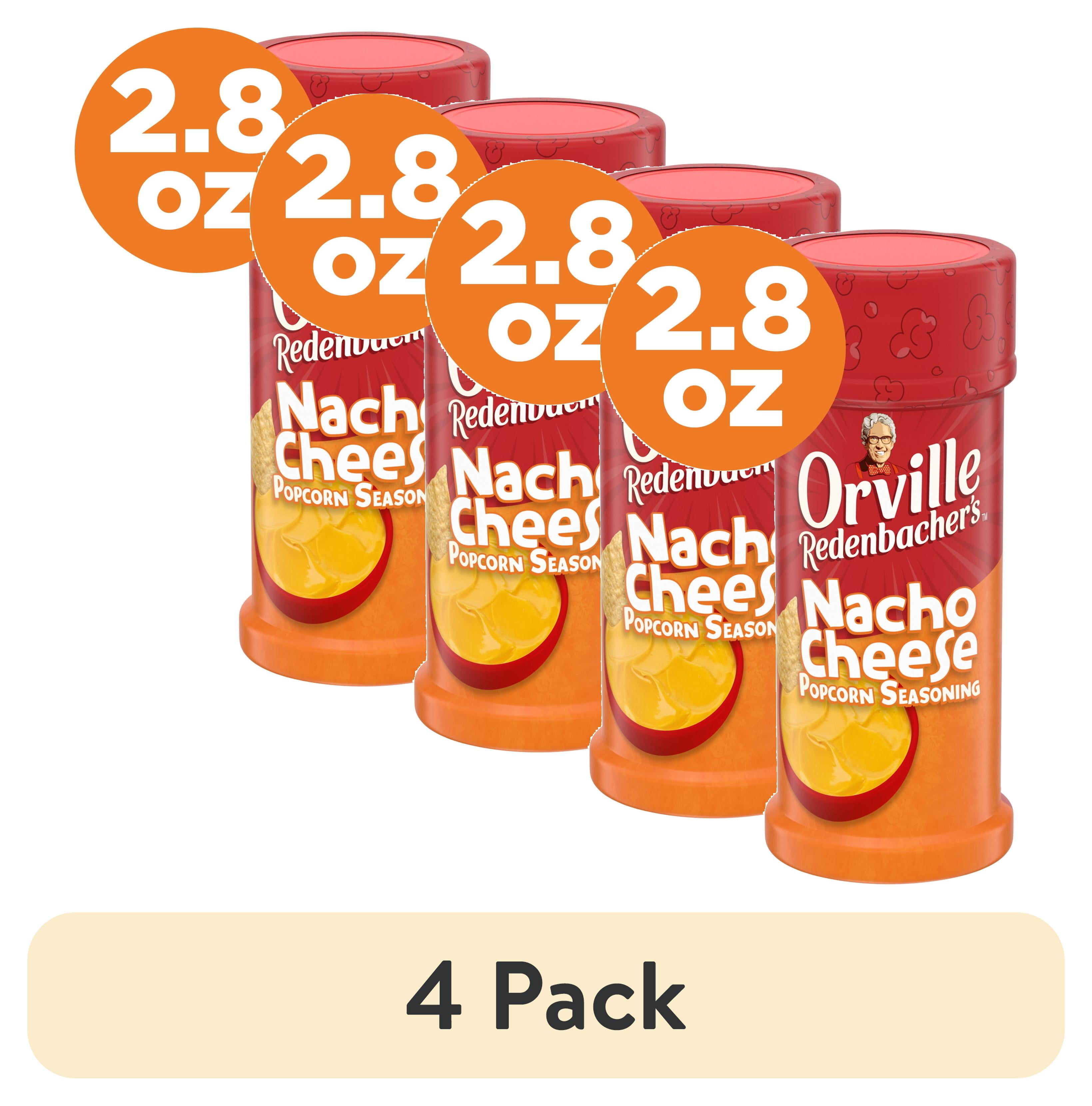 (4 pack) Orville Redenbacher's Nacho Cheese Flavored Popcorn Seasoning, 2.8 oz.