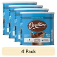 thumbnail image 1 of (4 pack) Ovaltine Rich Chocolate Powdered Stir In Drink Mix for Hot and Cold Milk, 18 oz, 46 Servings, 1 of 8