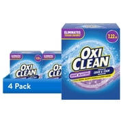 4 pack OxiClean Odor Blasters Versatile Odor and Stain Remover Powder, 7.22 lb.