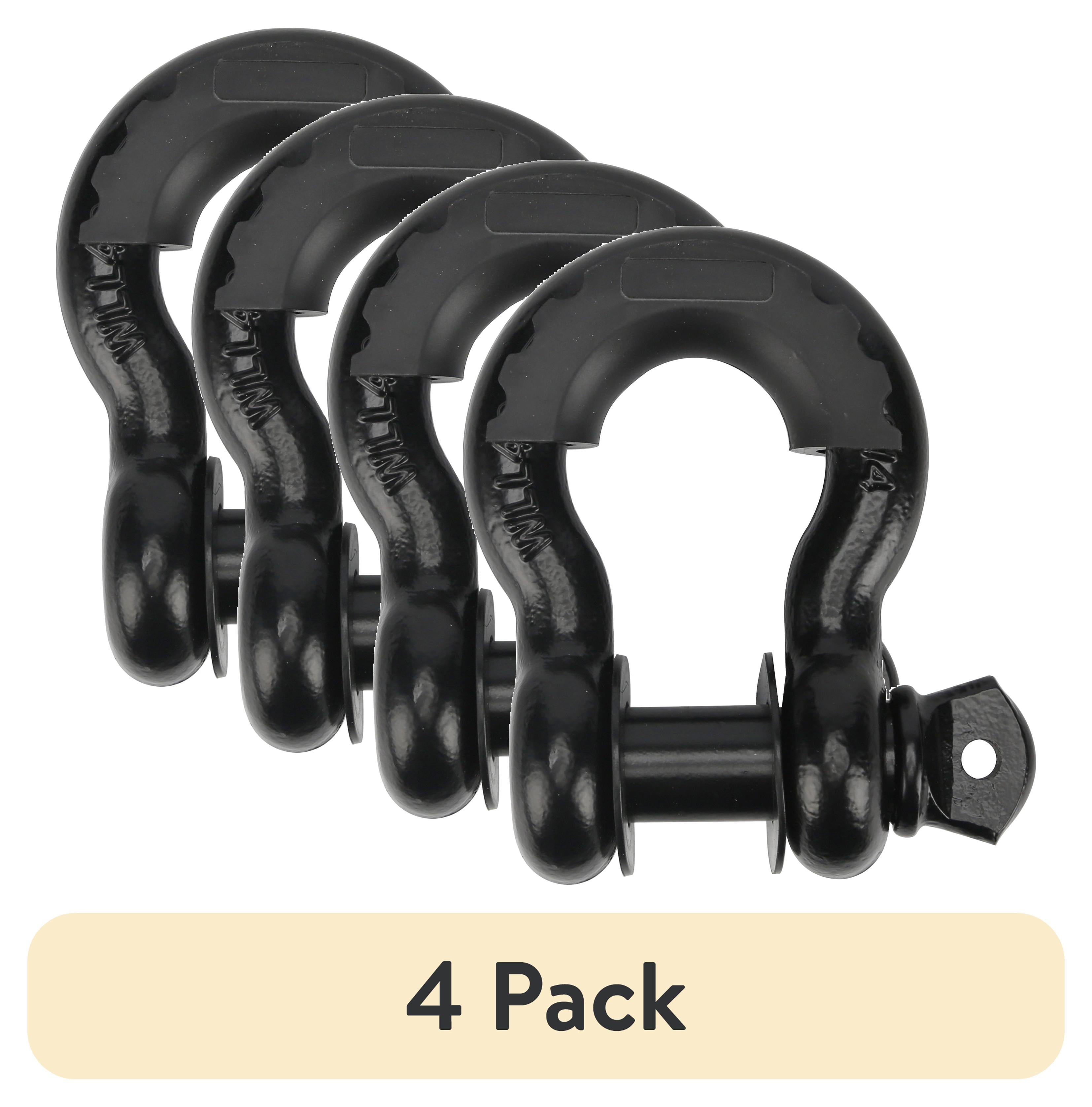 Ozark Trail 3/4 Inch D-Ring Shackle Black Heavy Duty Towing
