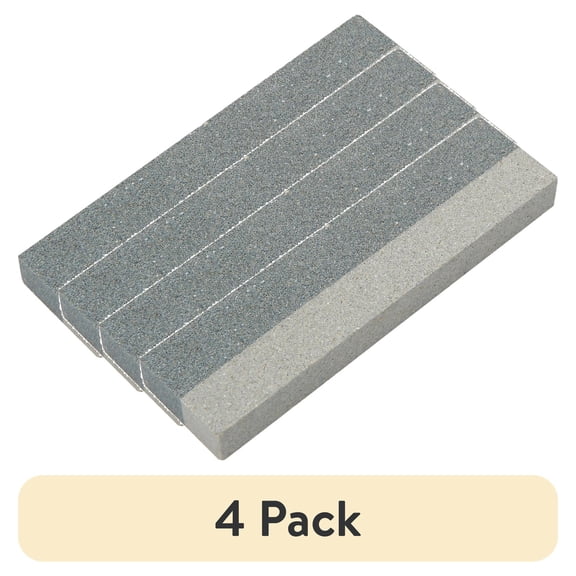 (4 pack) Ozark Trail 4" Dual Grit Combination Sharpening Stone