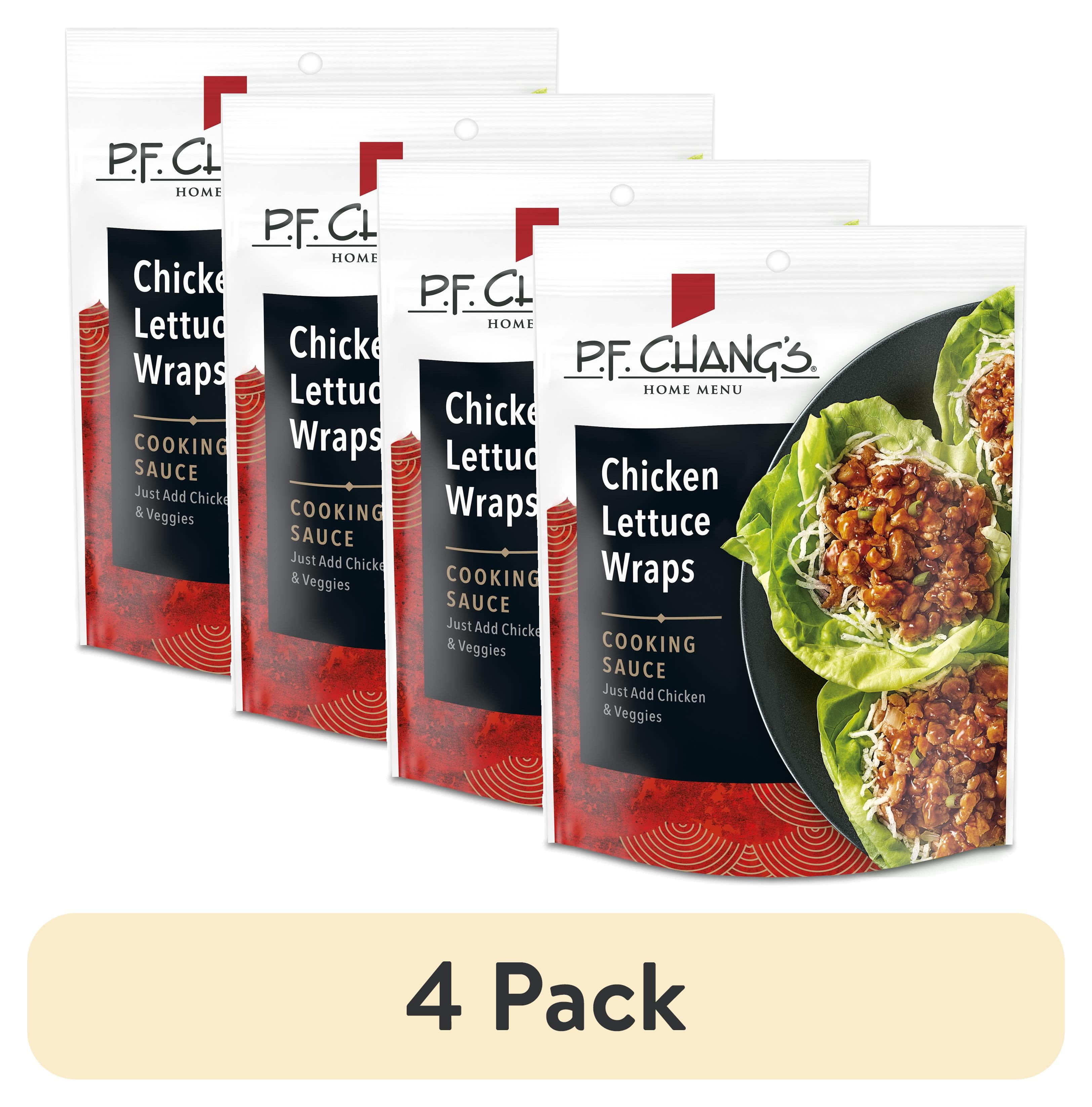 4 pack) P.F. Chang's Home Menu Chicken Lettuce Wrap Cooking Sauce