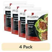 (4 pack) P.F. Chang's Home Menu Chicken Lettuce Wrap Cooking Sauce and Marinade, 8 fl oz.