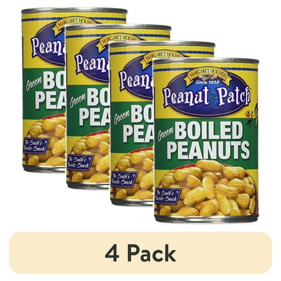 (4 pack) PEANUT PATCH PEANUTS BOILED, 13.5 OZ