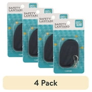 4 pack PG Safety Lanyard, Black, 1 Count