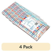 Packed Party, Poly Bubble Mailers, #0, 6" x 9", Grid Print, 2-Pack