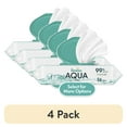 thumbnail image 1 of (4 pack) Pampers Aqua Pure Baby Wipes Unscented, 1-Pack, 56 Total Wipes (Select for More Options), 1 of 16
