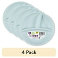 thumbnail interactive-video image 1 of (4 pack) Parent's Choice 3 Compartment Section Plate, Toddlers Aged 12 Months and up, 3 Count, Gender Neutral, 1 of 8