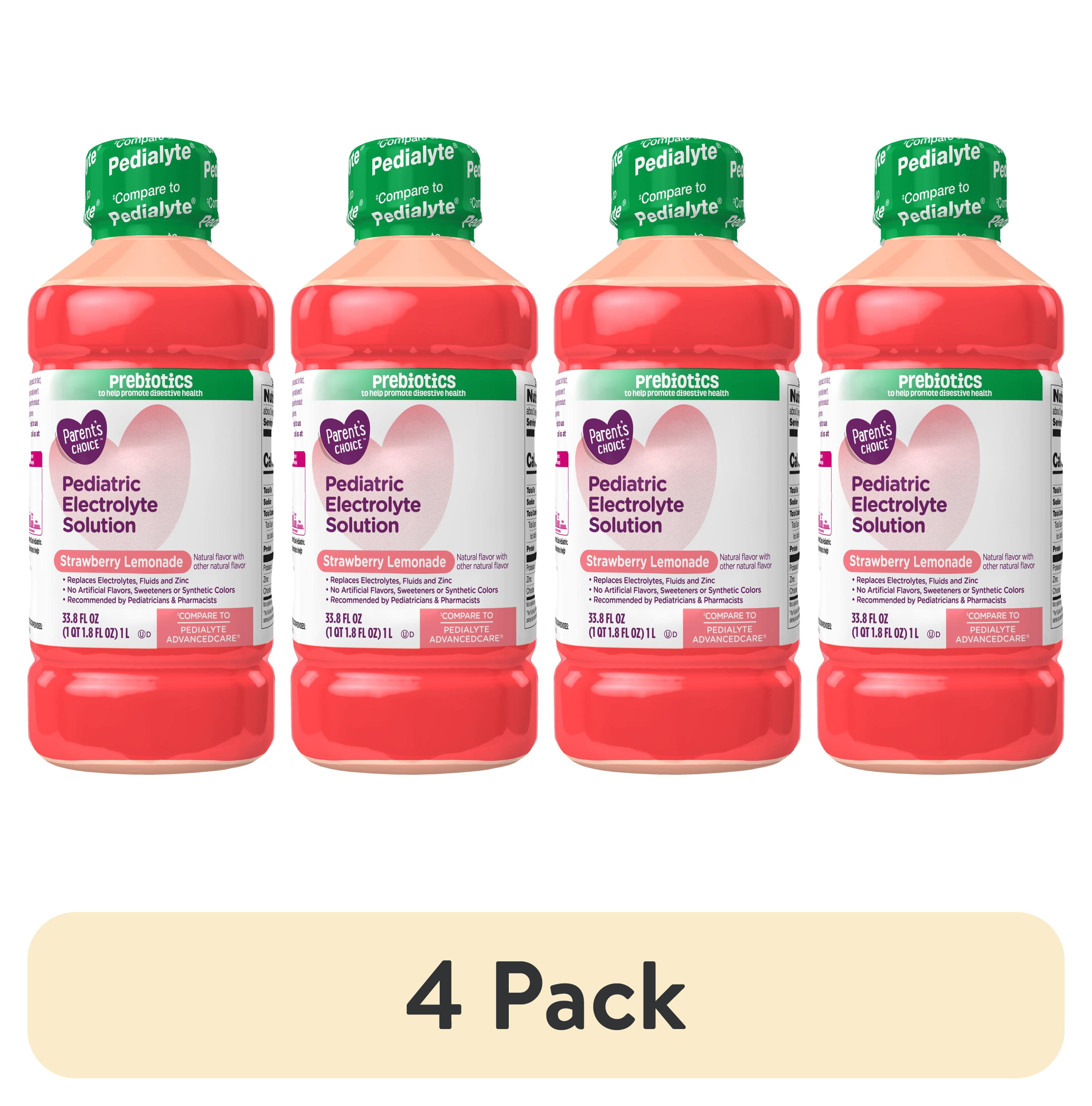 (4 pack) Parent's Choice Advantage Care Electrolyte Solution ...