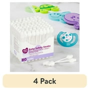 (4 pack) Parent's Choice Baby Safety Swabs, 80 Count
