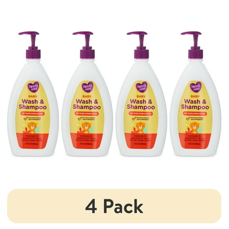 (4 pack) Parent's Choice Baby Wash & Shampoo, 27.1 fl oz