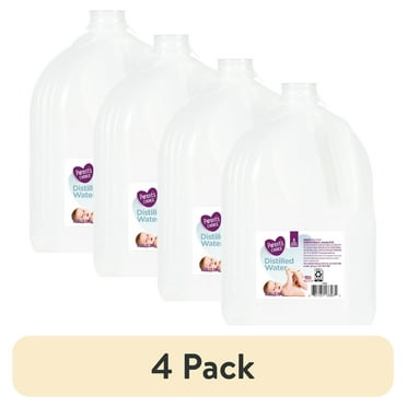 (4 pack) Parent's Choice Distilled Water, 1 Gallon