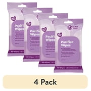 (4 pack) Parent's Choice Pacifier Wipes, Fruit Flavored, 40 Count