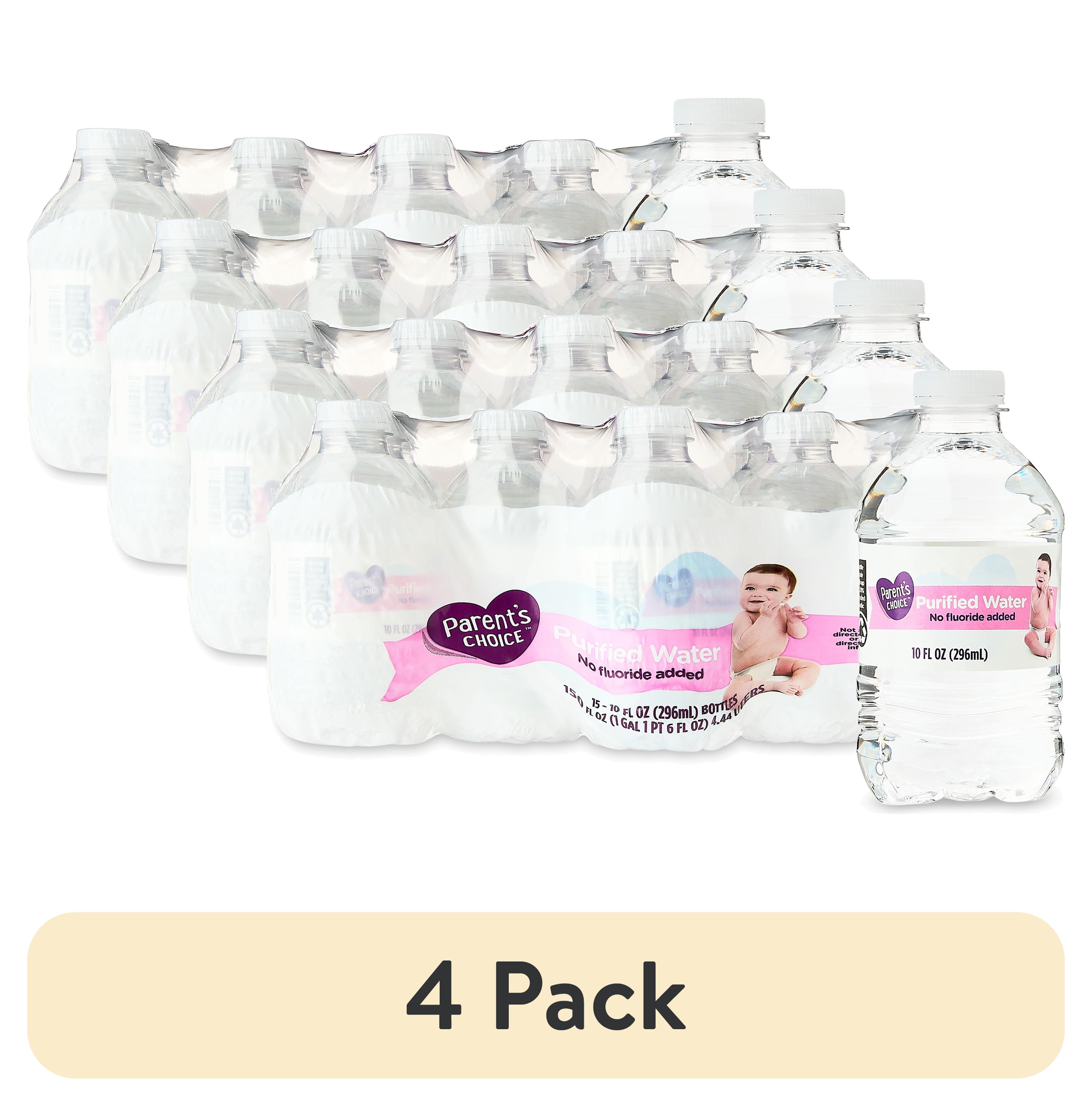 Parent's Choice Purified Water 10oz Bottles Pack of 15 Portable
