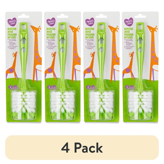 (4 pack) Parent's Choice Bottle and Nipple Brush, 1 Pack