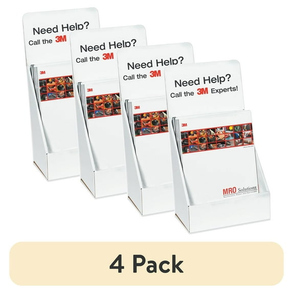 (4 pack) Partners Brand Counter Display,9-3/8x5.5"x11-3/16",PK10 MDIS102