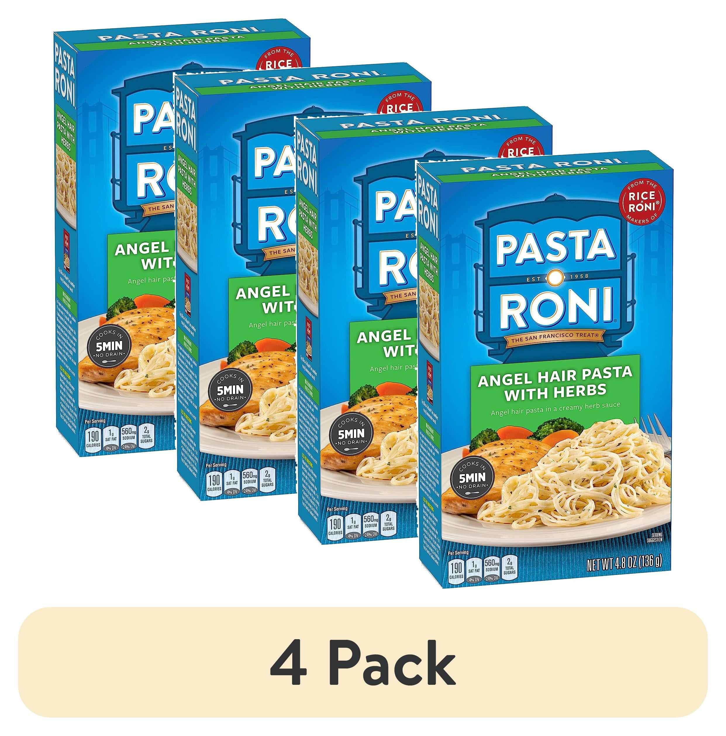 6 pack) Pasta Roni, Angel Hair Pasta with Herbs, 4.8 Oz, (Pack of