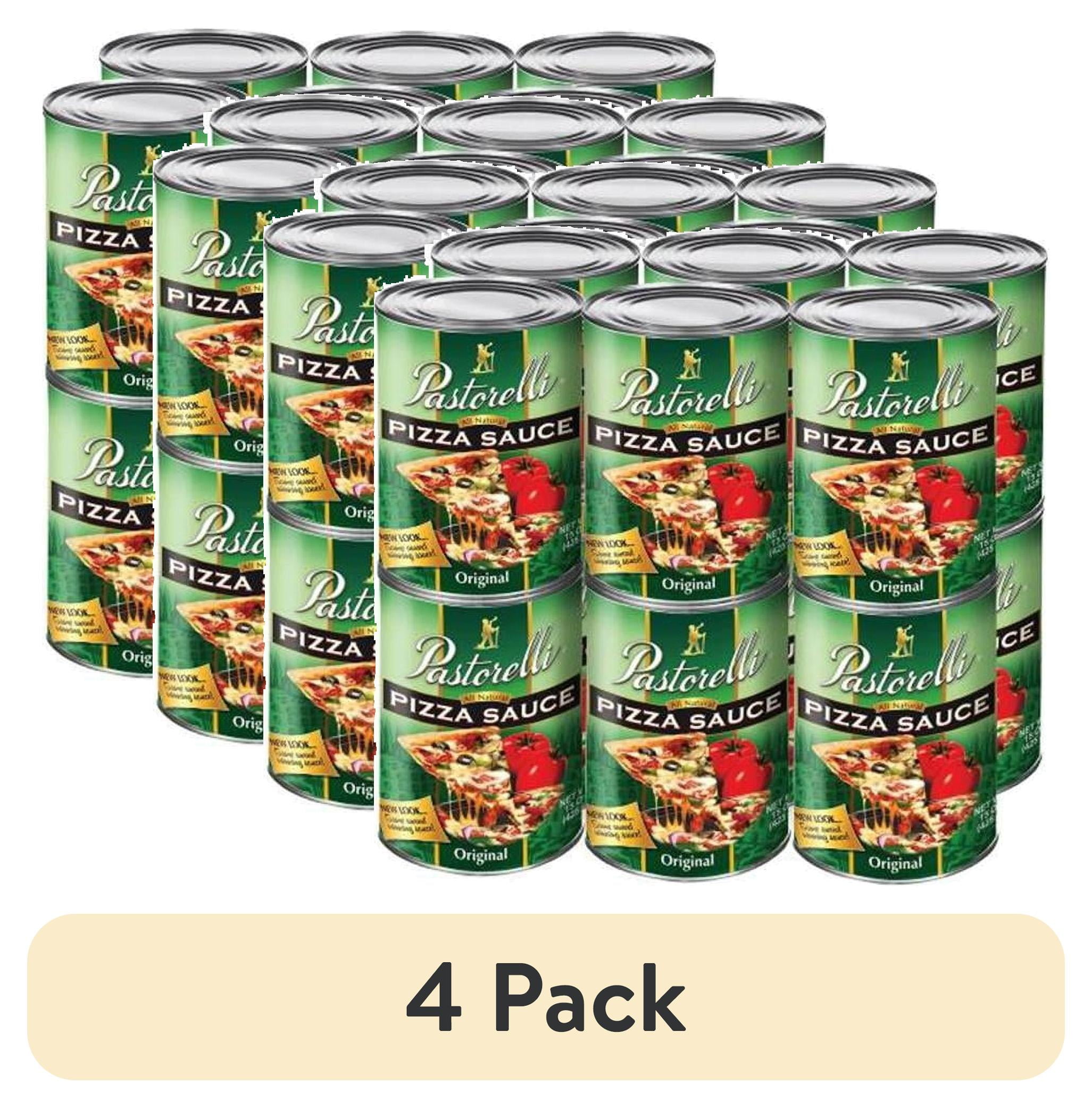 4 pack) Pastorelli Original Pizza Sauce Can, 15oz - Walmart.com