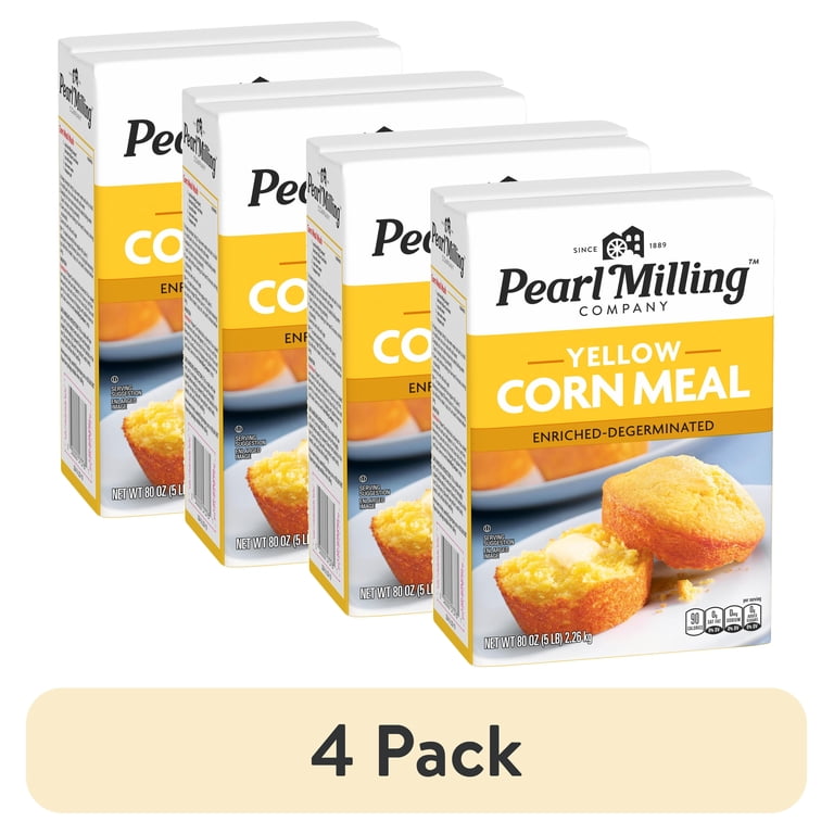 4 pack) Pearl Milling Company Yellow Corn Meal, 80 oz - Walmart.com