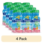 4 pack PediaSure Grow & Gain with Fiber & Immune Support, Strawberry, 8-fl-oz Bottle, Pack of 6