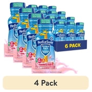(4 pack) PediaSure Grow & Gain with Immune Support, 7g Protein, Strawberry, 8-fl-oz Bottle, Pack of 6