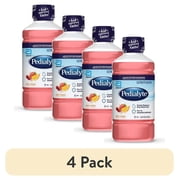 4 pack Pedialyte Essential Rehydration Electrolyte Drink, Fruit Punch, 1 Liter