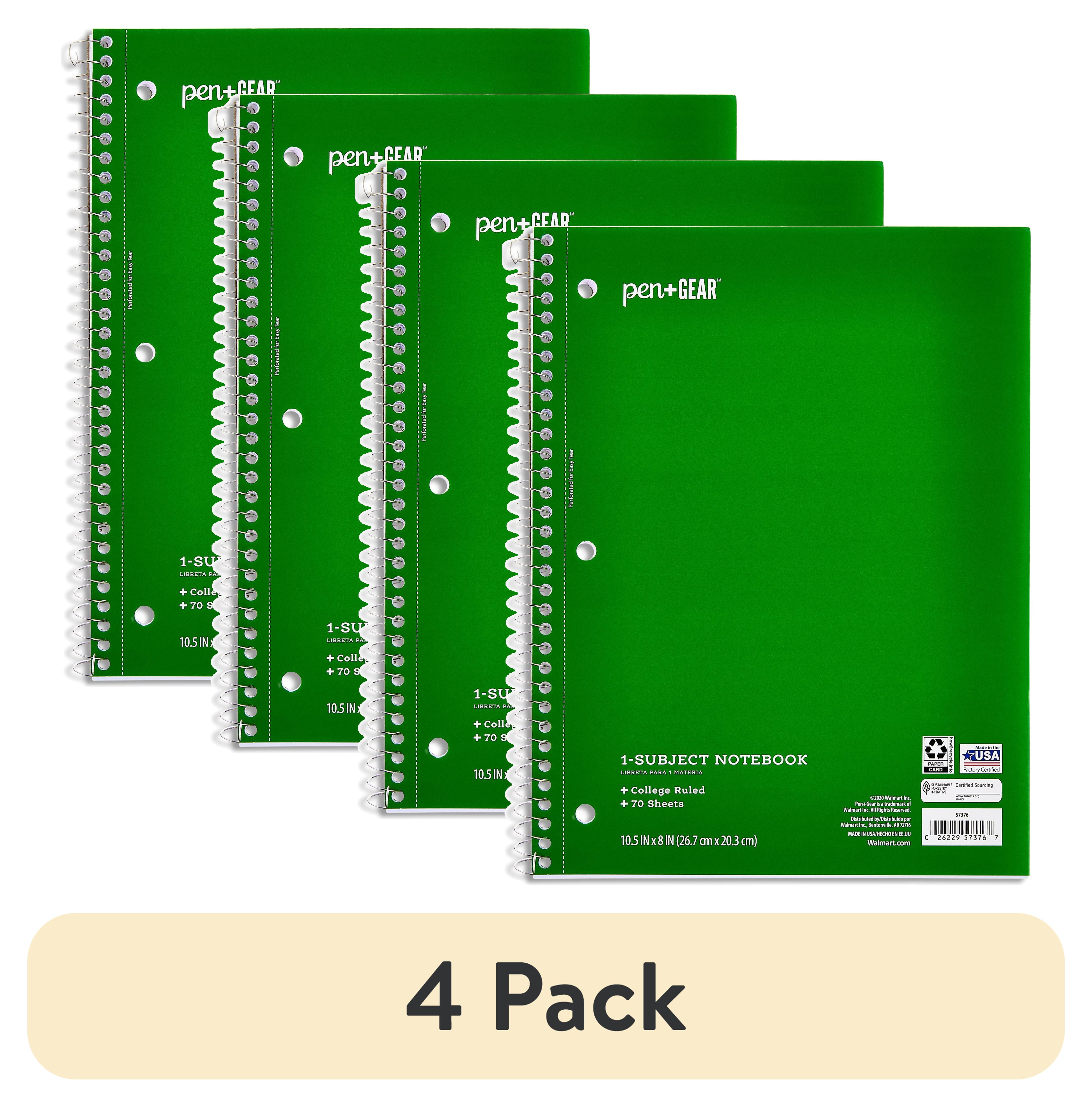 N.S Bright 400 Pages A4 Size Notebook - Single Line Ruled