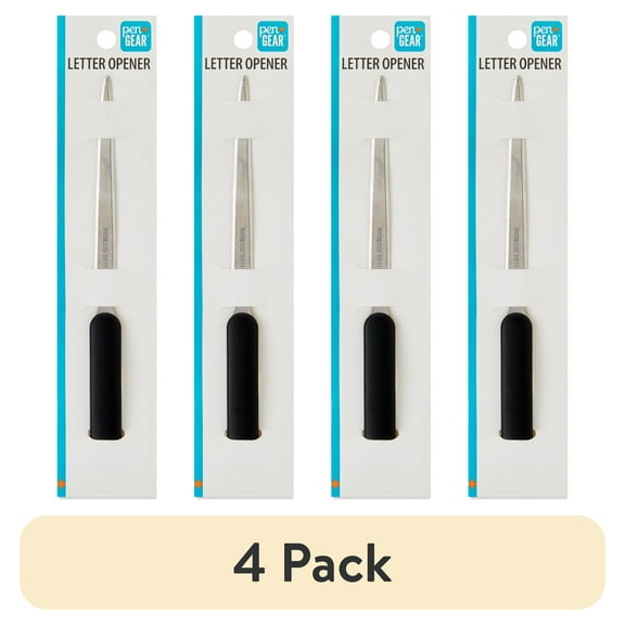 (4 pack) Pen+Gear Letter Opener, 7.5 in