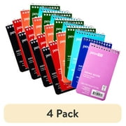 (4 pack) Pen + Gear Memo Notebook Top Spiral 3x5 Inches, 80 Sheets