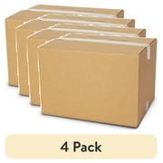 (4 pack) Pen+Gear Large Shipping Boxes, 15L x 12W x 10H