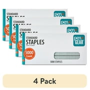 4 pack Pen+Gear Standard Staples, 5000 Count