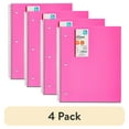thumbnail image 1 of (4 pack) Pen + Gear Wide Ruled 1-Subject Notebook, 10.5" x 8", Pink, 100 Sheets, 1 of 6
