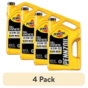 4 pack Pennzoil Full Synthetic 5W-30 Motor Oil, 5 Quart