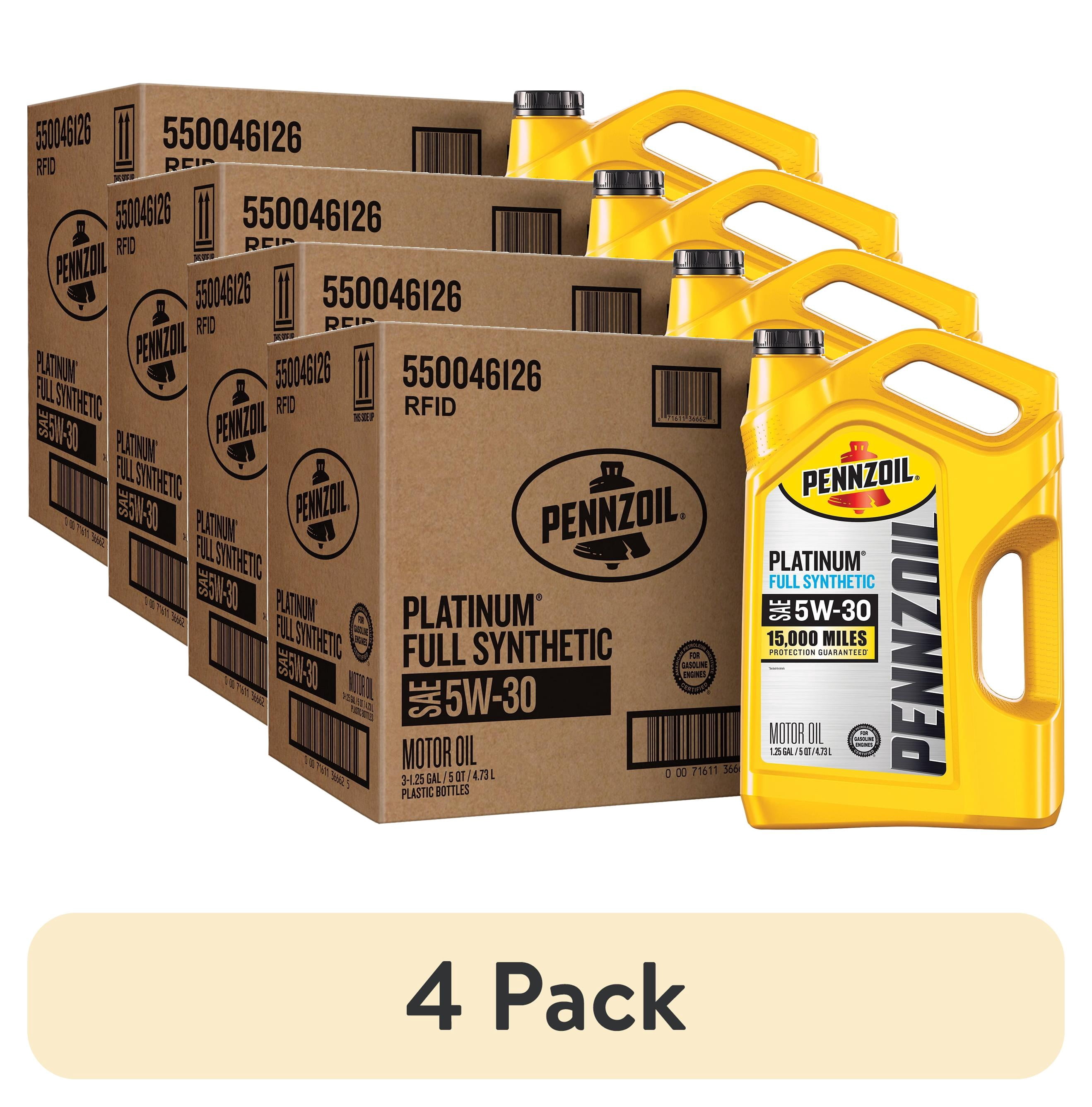 Pennzoil Platinum 5W-30 Full Synthetic Automotive Motor Oil, 5