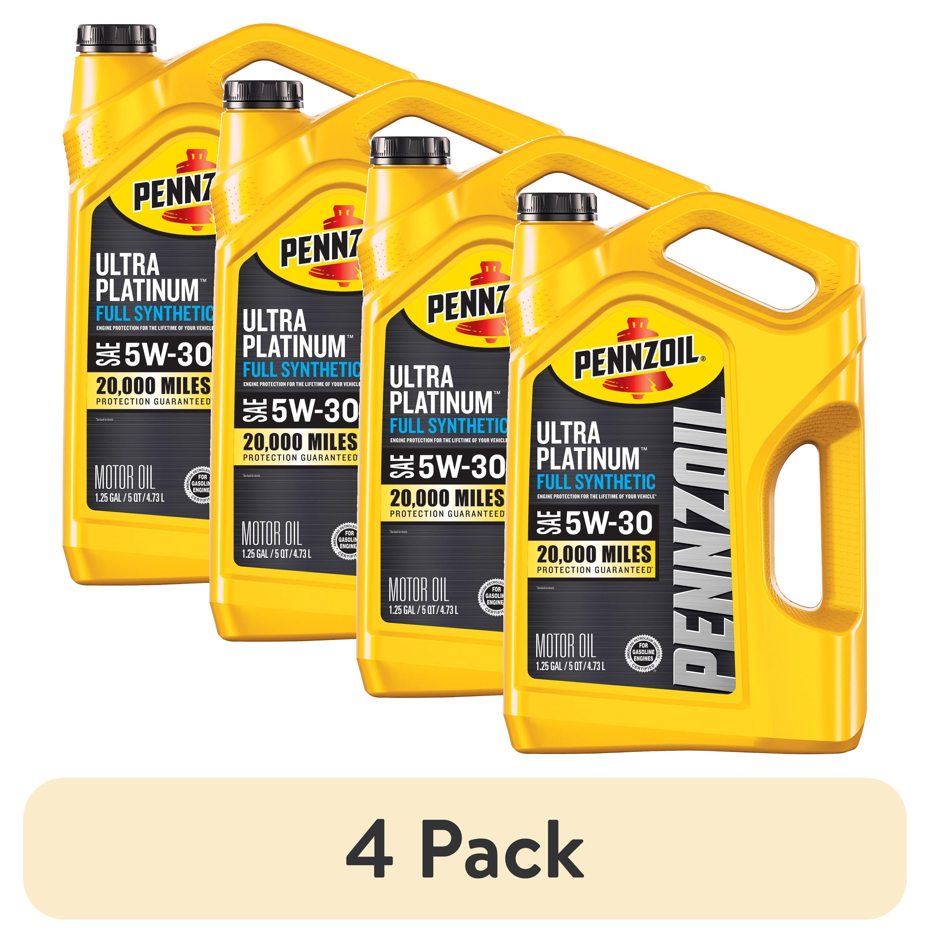 Pennzoil Euro L Full Synthetic 5W-30 3本組 3 pack) Pennzoil Ultra Platinum Full Synthetic 5W-30 Motor Oil, 5
