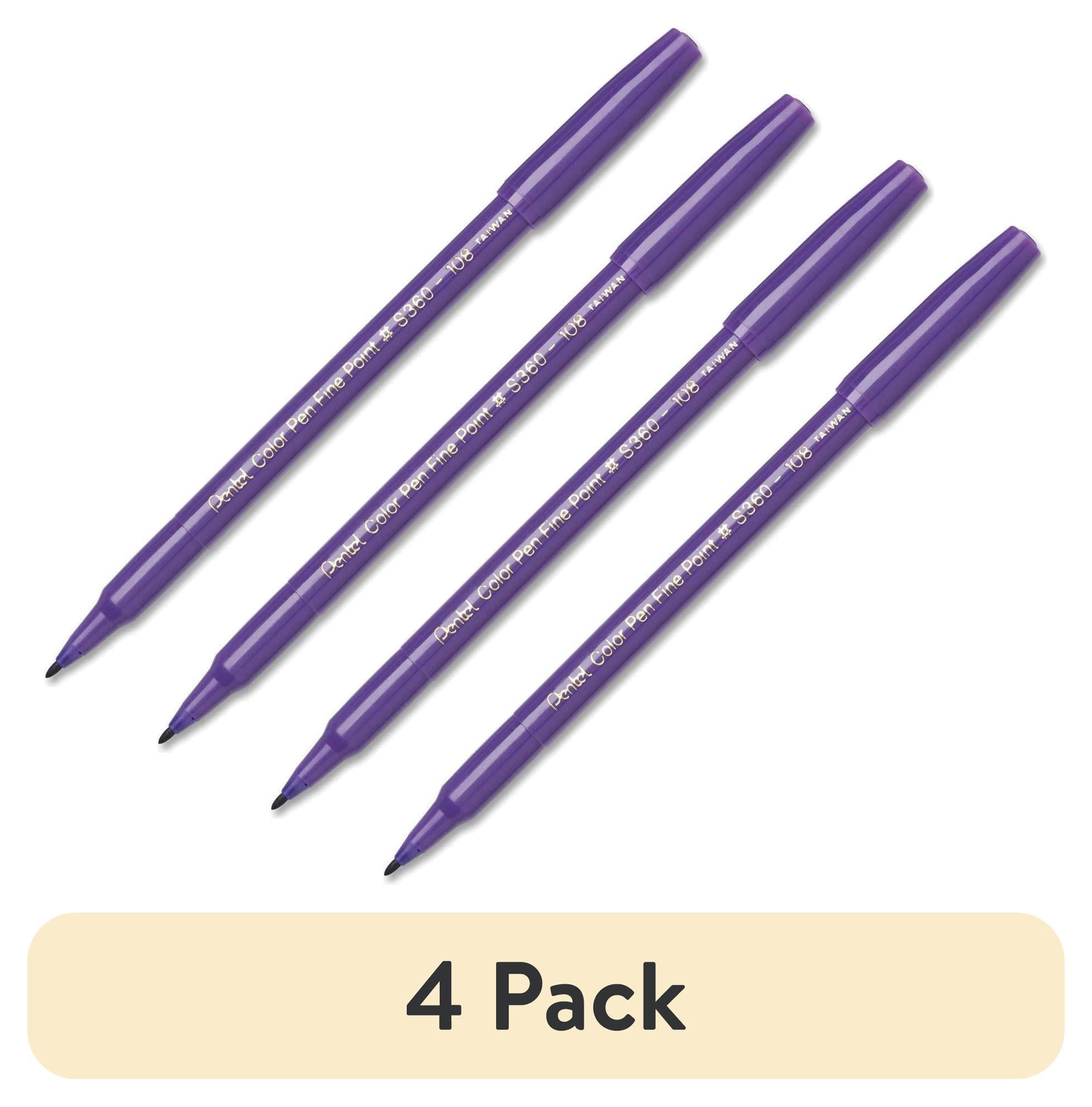(4 pack) Pentel Arts Fiber Tip Color Pen