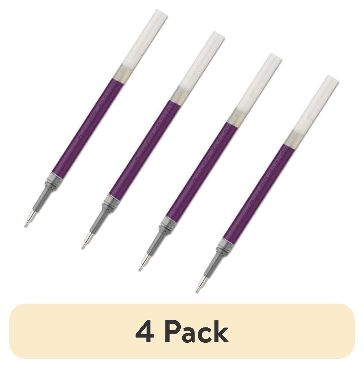 (4 pack) Pentel Refill for Pentel EnerGel Retractable Liquid Gel Pens