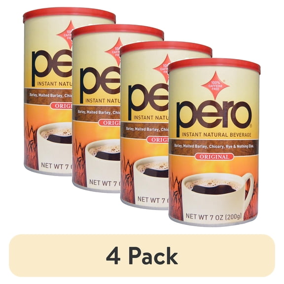 (4 pack) Pero Instant Original Natural Beverage 7 oz