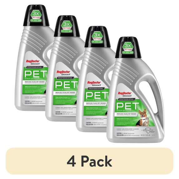 (4 pack) Rug Doctor by BISSELL Pet Carpet Cleaner 48oz