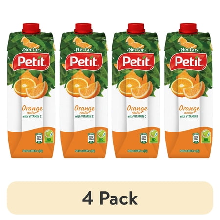 (4 pack) Petit Nectar Orange Liter