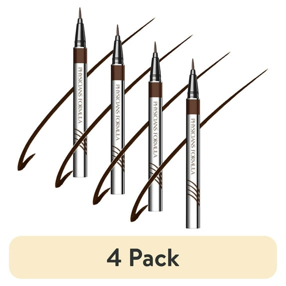 (4 pack) Physicians Formula Eye Booster Liquid Eyeliner, Deep Brown