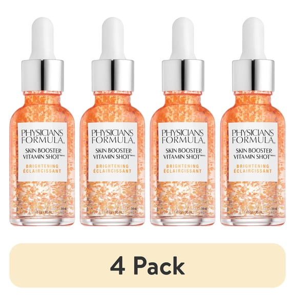 (4 pack) Physicians Formula Skin Booster Vitamin Shot Brightening, Brighten