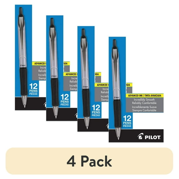 (4 pack) Pilot, PIL31910, Acroball Pro Hybrid Ink Ballpoint Pen, 12 / Dozen