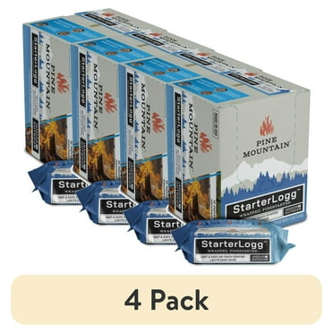 (4 pack) Pine Mountain Extreme Start Wrapped Fire Starters 1 pack - 0.4 lbs
