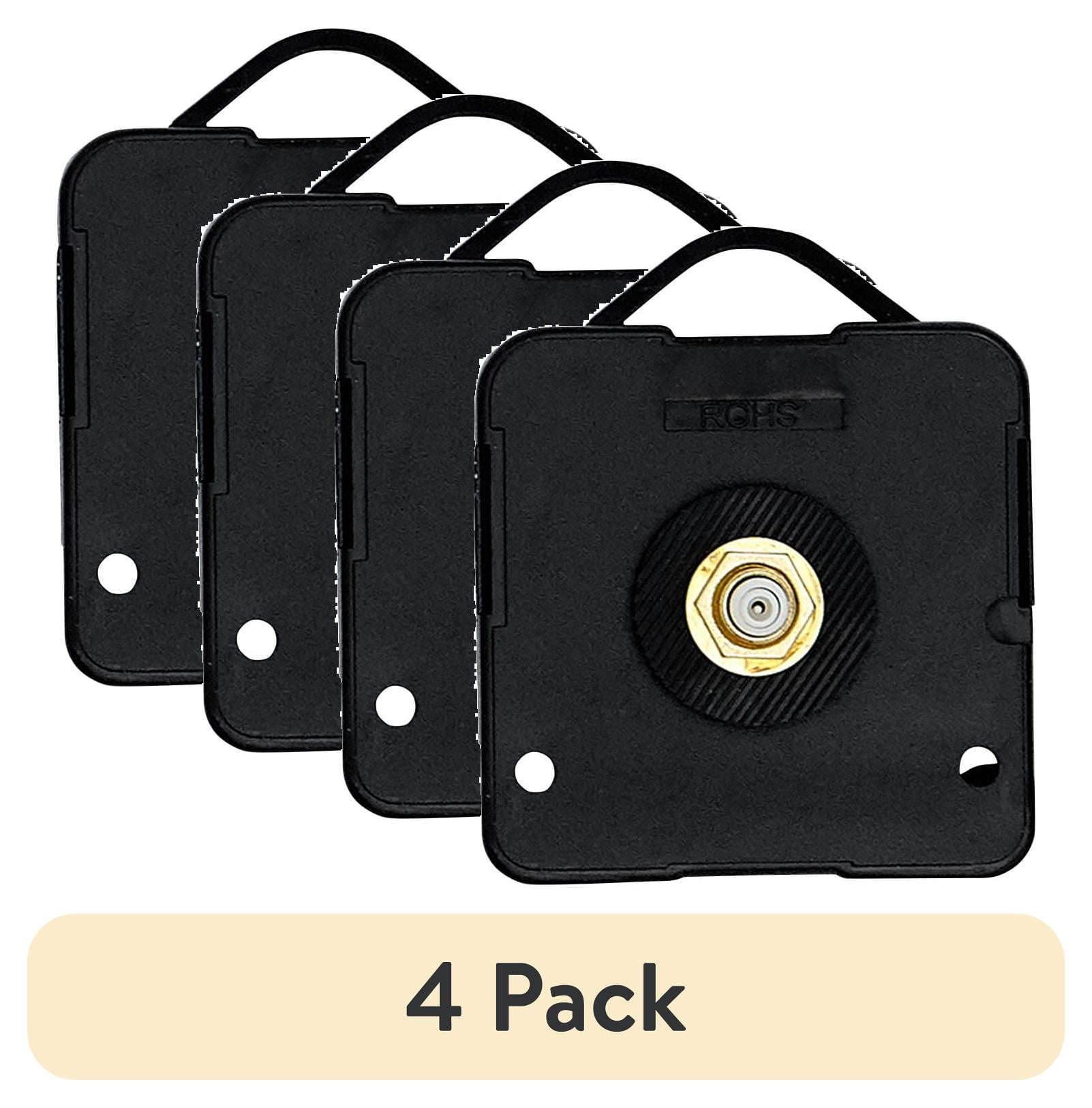 (4 pack) Plaid Clock Part Accessories, Clock Movement Kit, 4 Piece