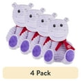 thumbnail image 1 of (4 pack) Holiday Time 7.5" Plush Hippo Stuffed Animal Toy, Purple , For Child, 1 of 3