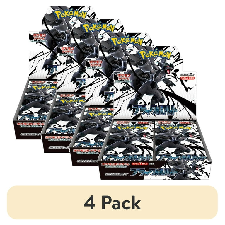 Black Bolt Japanese Booster Box 4BOX分 4 pack) Pokemon Black Bolt (Booster Box) (Japanese